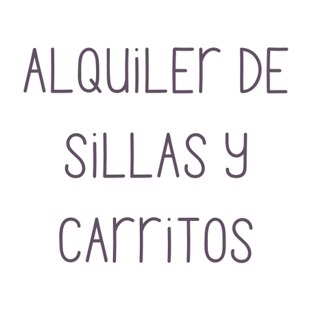 alquiler silla coche bebe